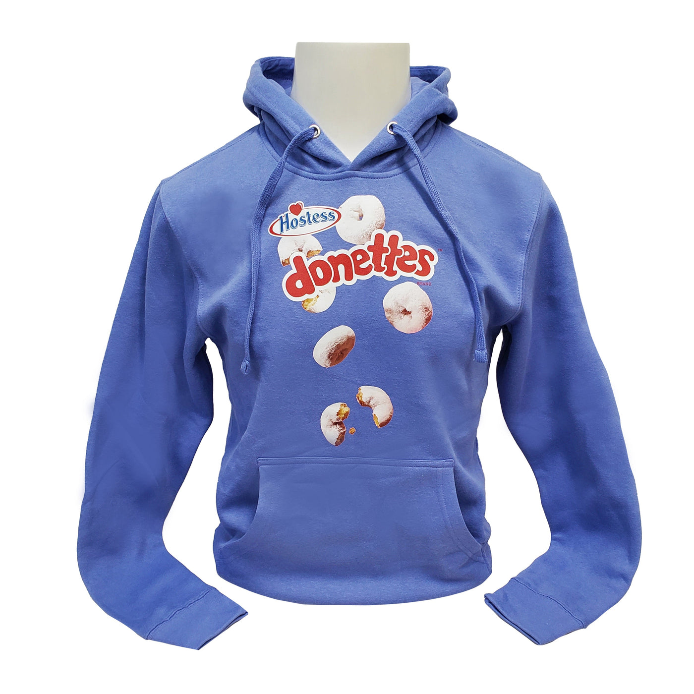 Donettes Adult Hoodie, Blue, Front