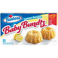 Hostess Baby Bundts, Lemon Drizzle Cakes, 8 Count