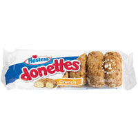 Hostess Crunch Donettes Donuts, Single Serve, 4 oz