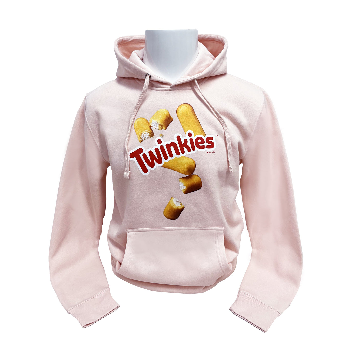 Twinkies Adult Hoodie, Light Pink, Front